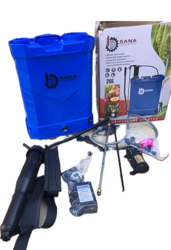 سمپاش شارژی سانا دارای شارژر ۱/۷ آمپر لانس برنجی تلسکوپی پمپ ۴ لیتر در دقیقه